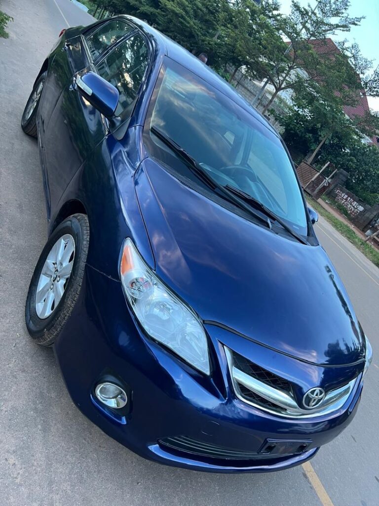 TOYOTA COROLLA 2012 MODEL